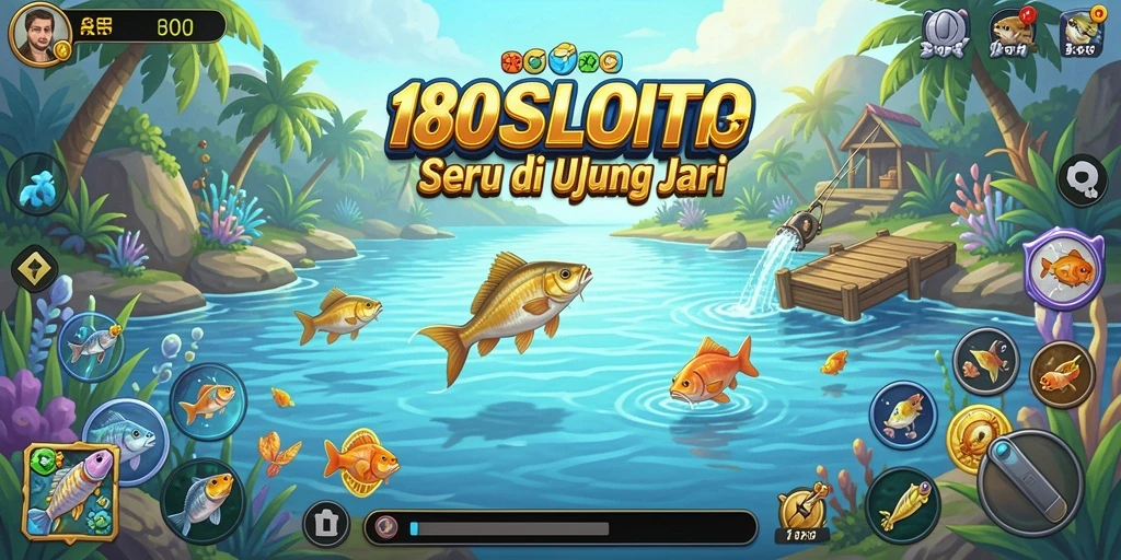Tangkapan ikan besar dalam gameplay 180SLOT, penuh aksi dan keseruan.