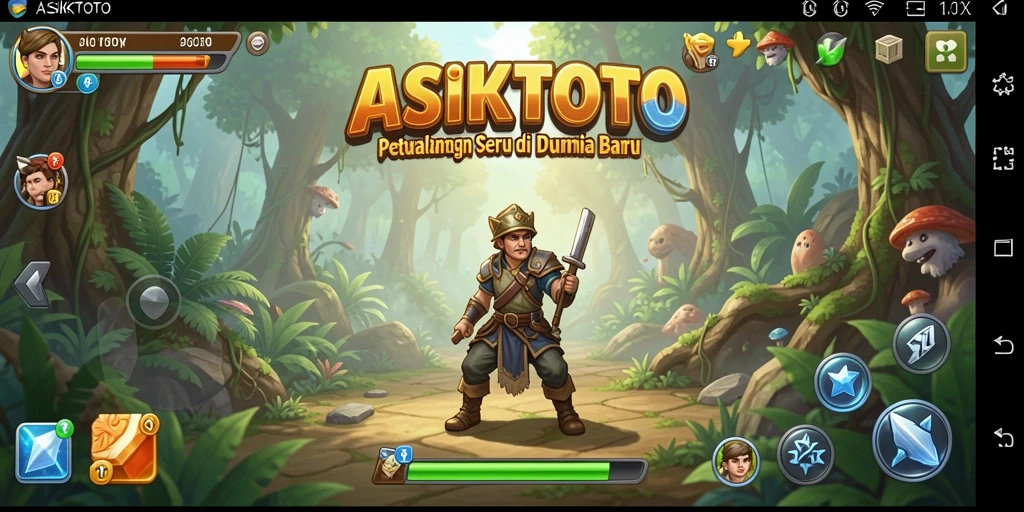 Tampilan menakjubkan dari gameplay ASIKTOTO yang penuh petualangan.