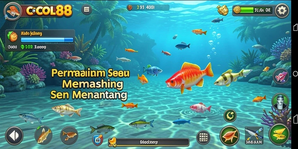 Tangkapan ikan yang menarik dalam gameplay COCOL88.