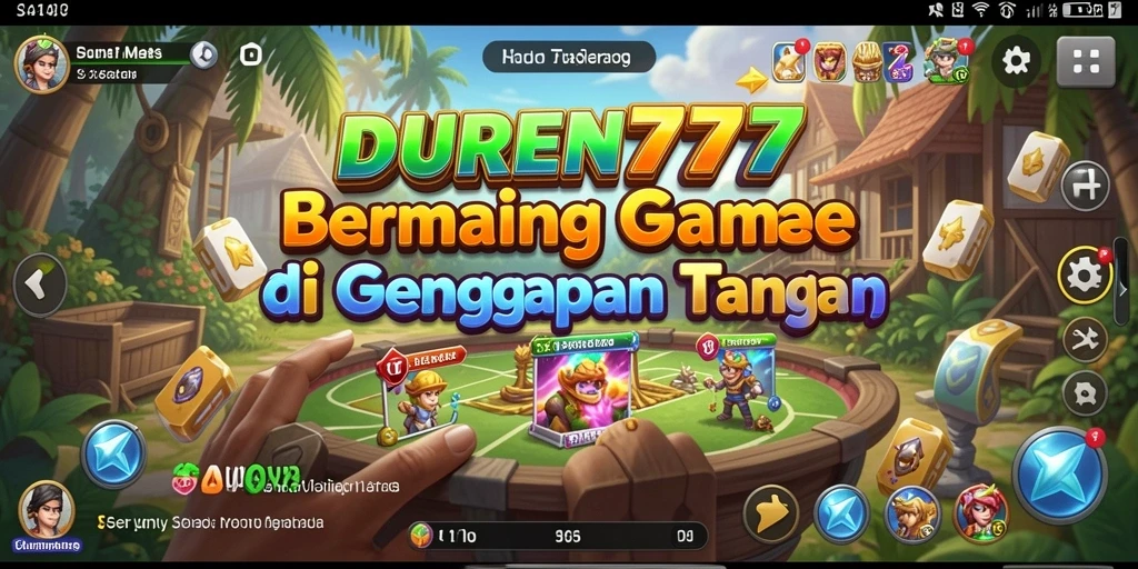 Tampilan gameplay DUREN777 yang menarik dan penuh warna.