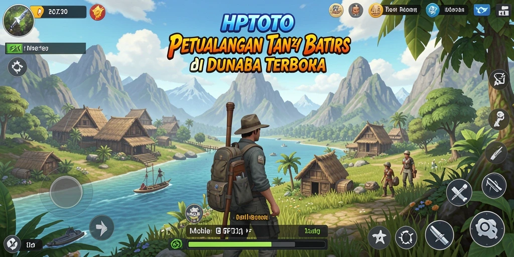 Gameplay HPTOTO menampilkan petualangan seru di dunia terbuka.