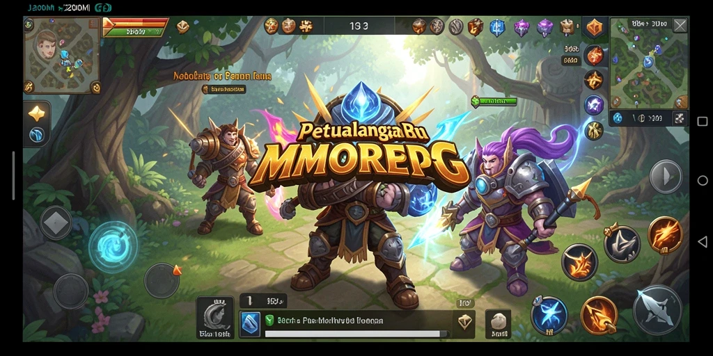 Tangkapan layar dari gameplay J200M yang menampilkan pertempuran seru antar pemain.