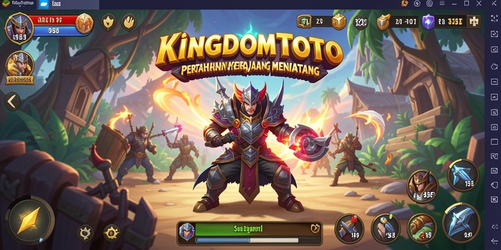 Gameplay seru dan menawan dari KINGDOMTOTO dalam Tower Defense.