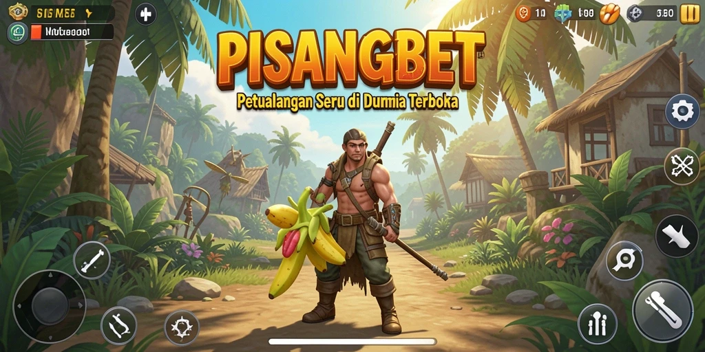 Screenshot PISANGBET menunjukkan gameplay Open World yang menawan.