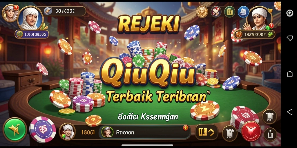 Tampilan gameplay QiuQiu yang menarik dan penuh warna.