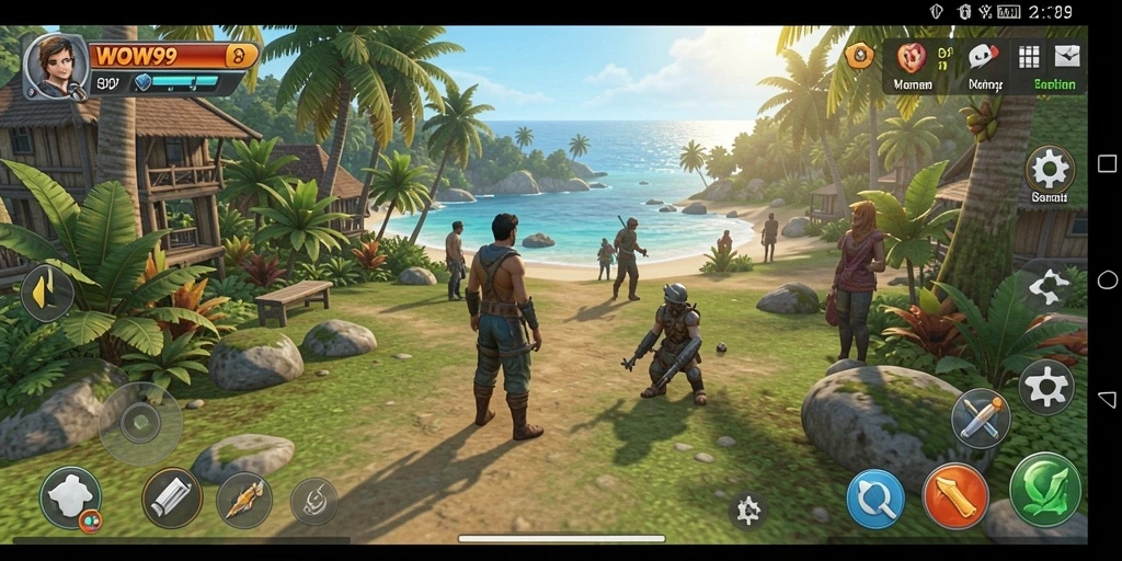 Tampilan gameplay WOW99 yang seru dan interaktif.
